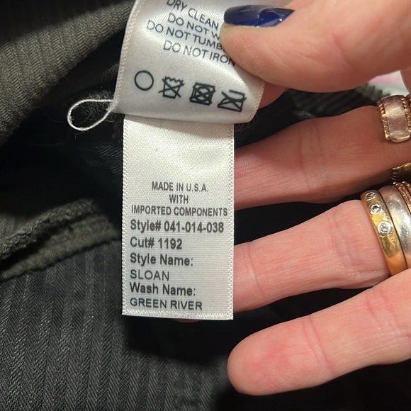 Trave Sloan Green Corduroy Trouser Size 26 - Picture 12 of 15